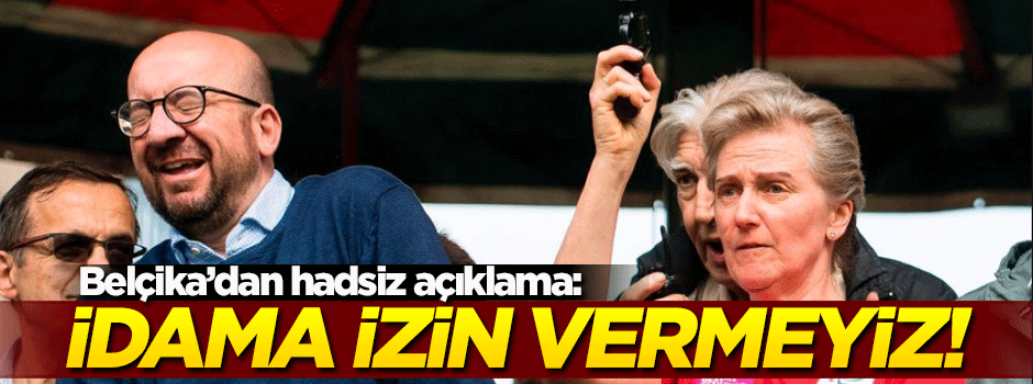 Belçika'dan hadsiz açıklama: Türkiye'de idamın gelmesine...