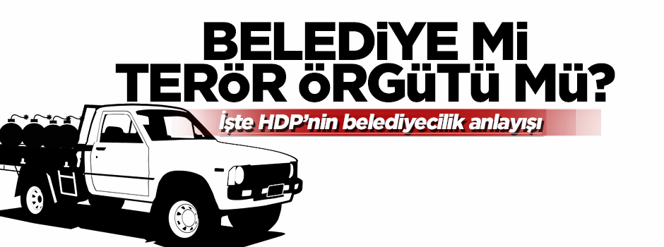 Belediye adına bomba yüklü araç!