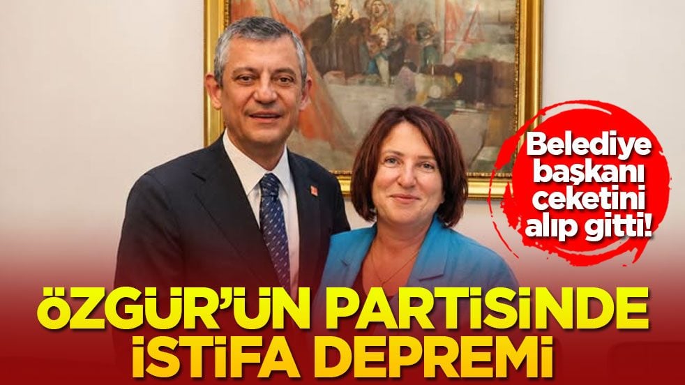 Belediye başkanı ceketini alıp gitti! Özgür'ün partisinde istifa depremi