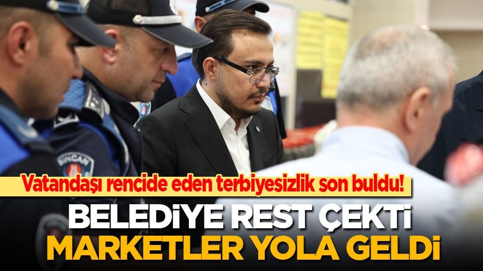 Belediye rest çekti marketler yola geldi: Vatandaşı rencide eden terbiyesizlik son buldu!