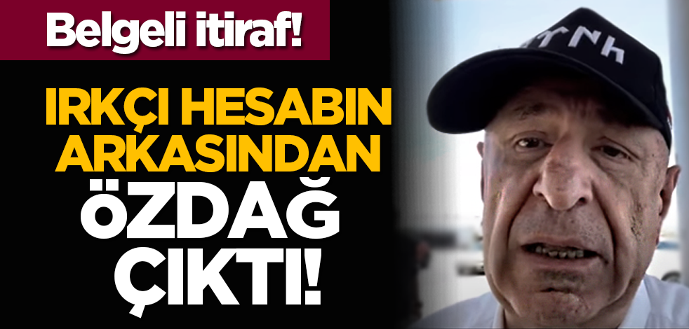 Belgeli itiraf: Irkçı hesabın arkasından Özdağ çıktı!