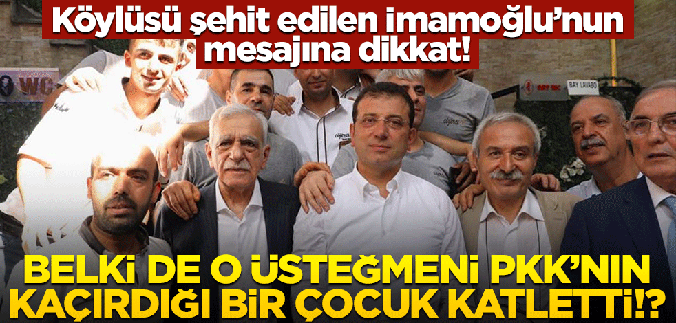 Belki de o üsteğmeni, PKK’nın kaçırdığı bir çocuk katletti!?