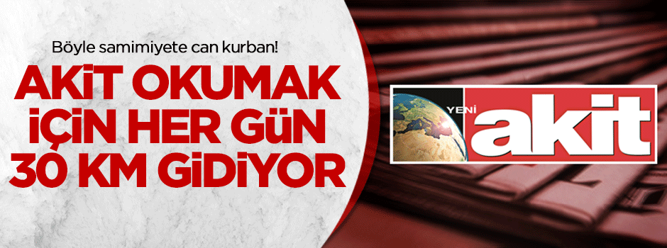 Akit okumak için her gün 30 km gidiyor
