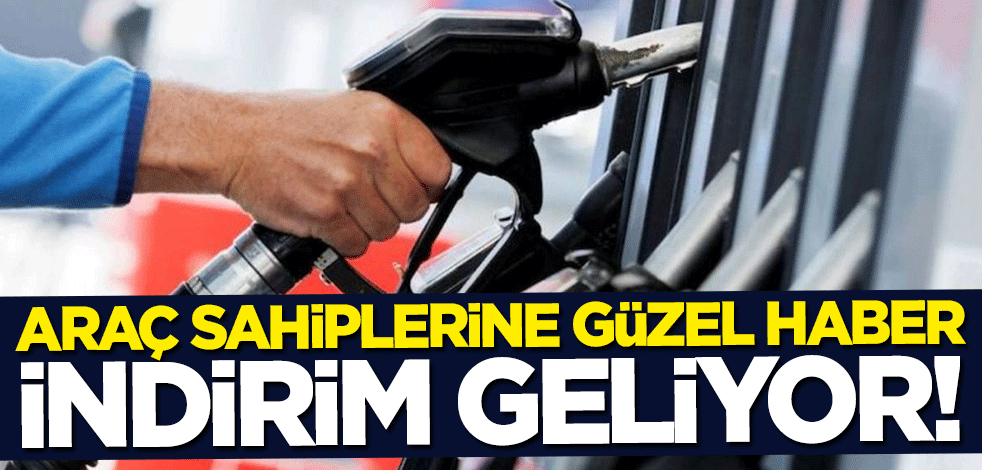 Benzine büyük indirim geliyor