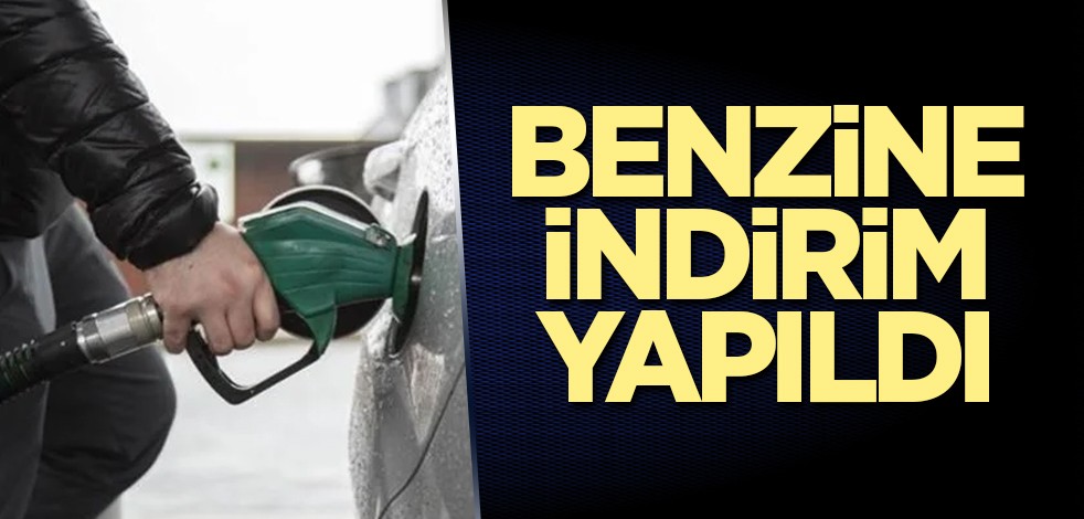Benzine indirim yapıldı