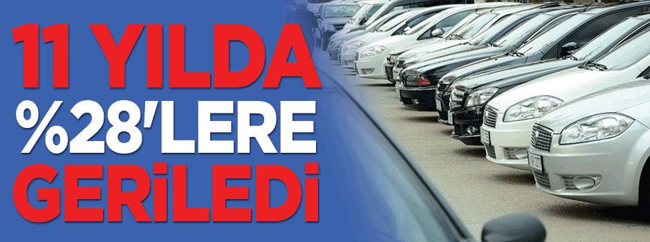 'Benzinli otomobil' sayısı 11 yılda...