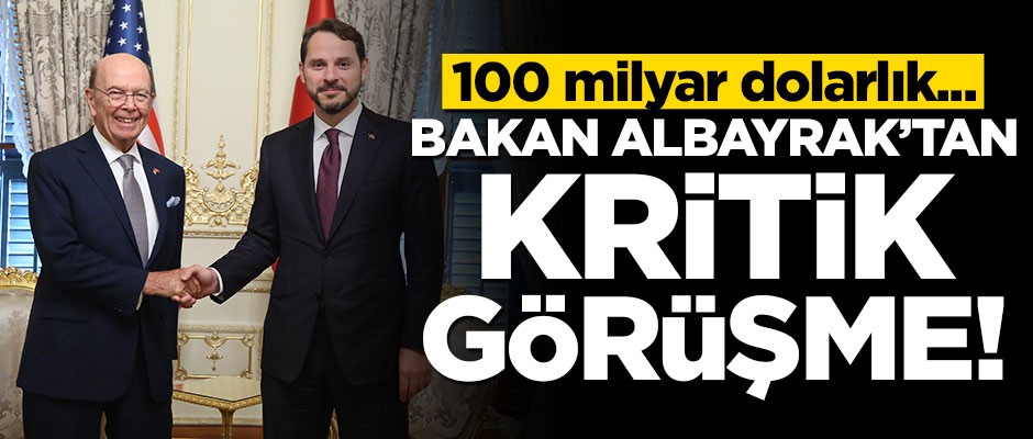 Berat Albayrak: ABD'yle 100 milyar dolarlık ticaret hacmi belirlendi