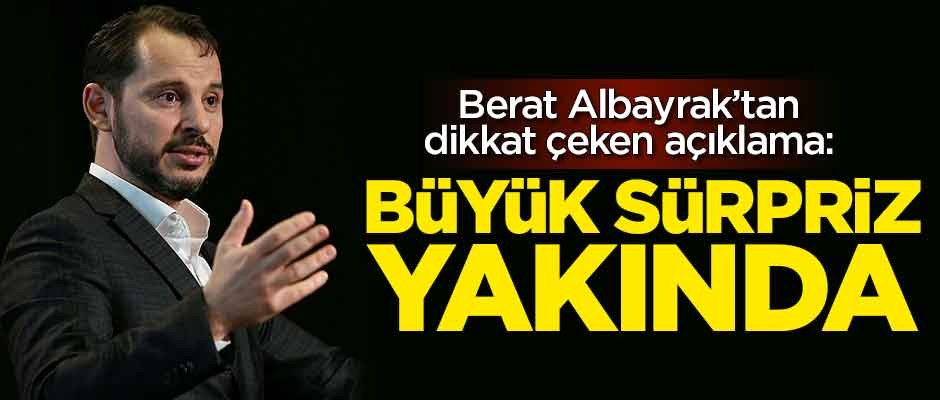 Berat Albayrak: Büyük sürpriz yakında
