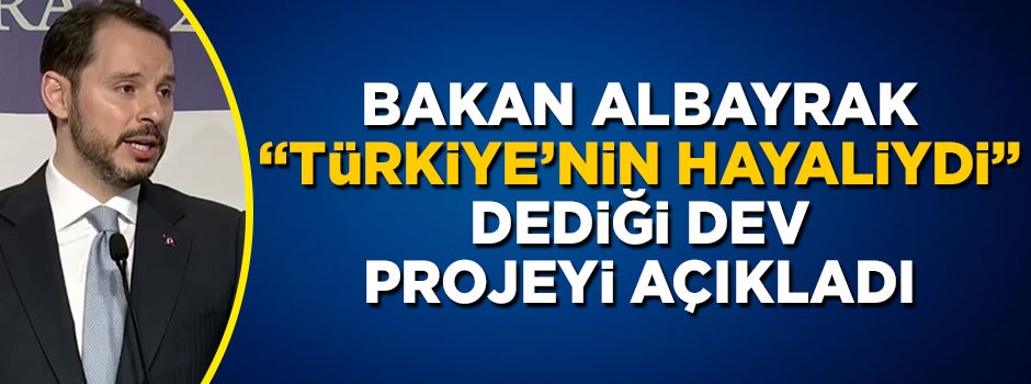 Berat Albayrak müjdeyi verdi: Yüksek teknoloji bor karbür tesisini kuracağız