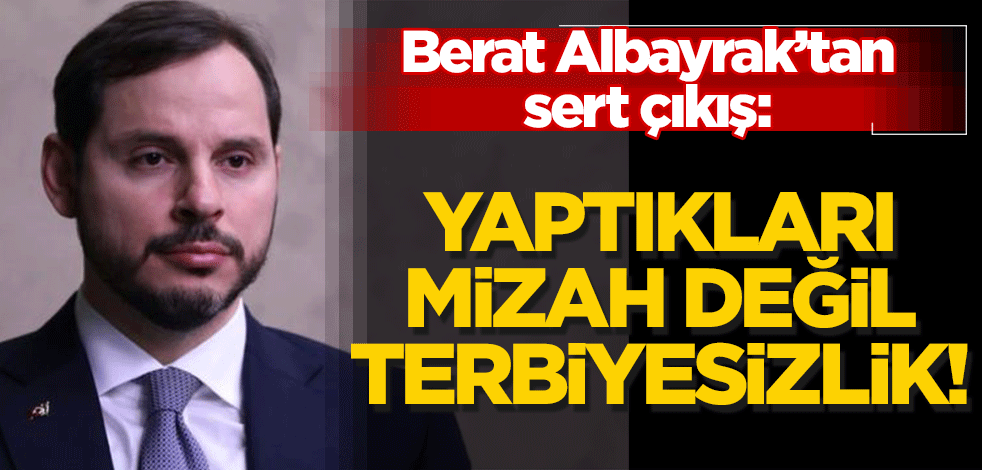 Berat Albayrak'tan alçak Charlie Hebdo'ya sert tepki: Bu mizah değil, terbiyesizliktir!