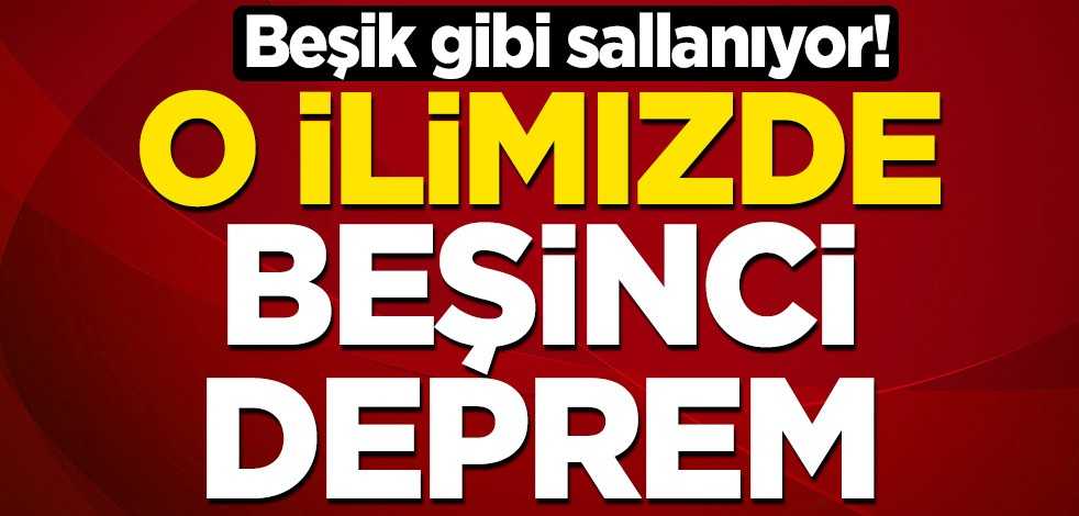 Beşik gibi sallanıyor! Malatya'da beşinci deprem meydana geldi