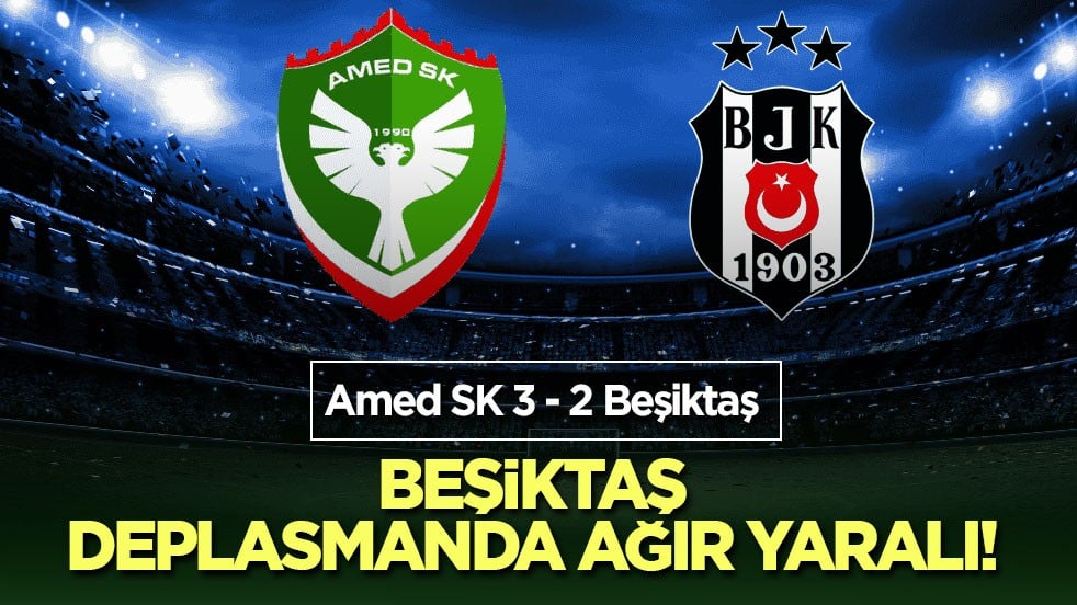 Beşiktaş deplasmanda ağır yaralı!