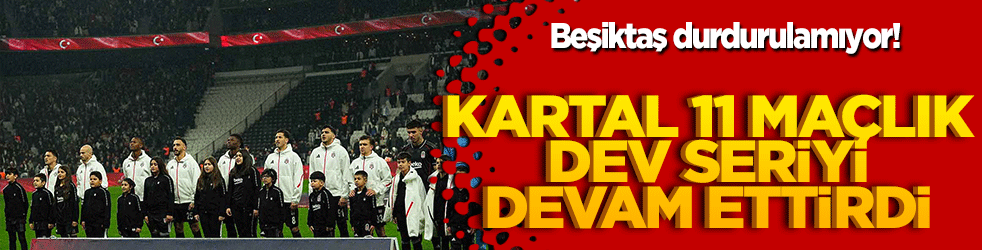 Beşiktaş durdurulamıyor! Kartal 11 maçlık dev seriyi Konyaspor galibiyetiyle perçinledi