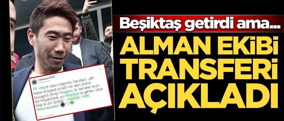 Beşiktaş'a şok! Alman ekibi Kagawa'yı açıkladı