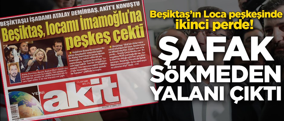 Beşiktaş’ın Loca peşkeşinde ikinci perde! Şafak sökmeden yalanı çıktı