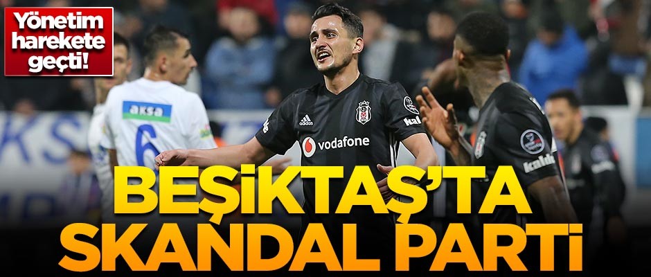 Beşiktaşlı oyunculardan skandal parti!