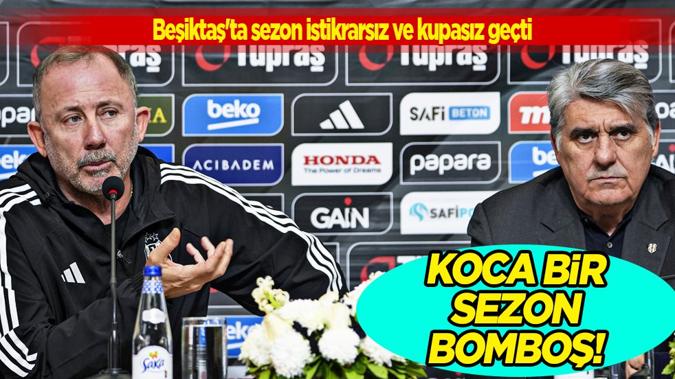 Beşiktaş'ta sezon istikrarsız ve kupasız geçti: Kulüp, son 5 yılda 4 başkan gördü
