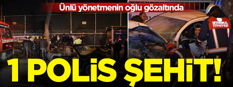 Beşiktaş'ta trafik kazası: 1 polis şehit oldu