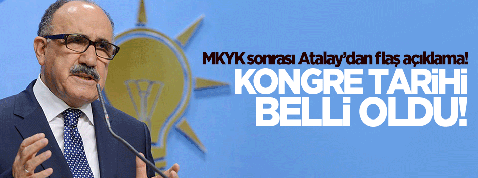 MKYK sonrası Beşir Atalay'dan kritik açıklama
