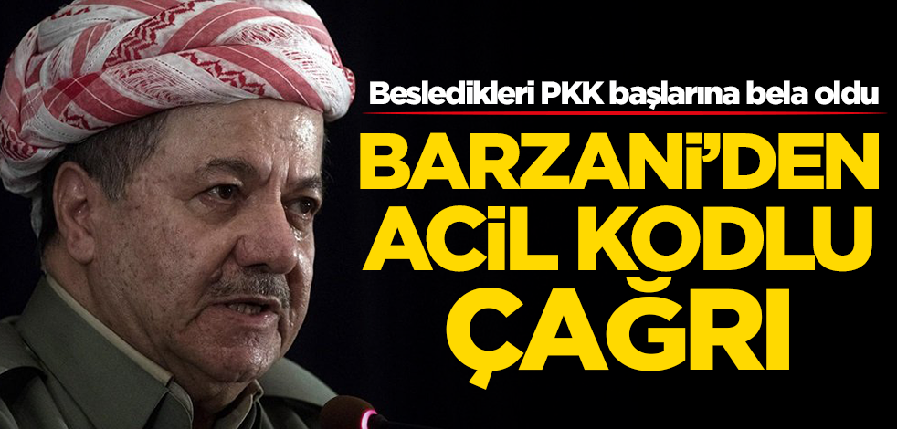 Besledikleri PKK başlarına bela oldu! Barzani acil kodlu çağrı yaptı