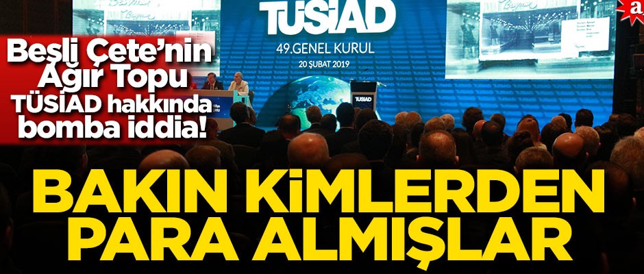 Beşli Çete’nin Ağır Topu TÜSİAD’a Kemalist Aydın’dan "ağır" suçlama: "CIA bağlantılı NED’den para aldı!"
