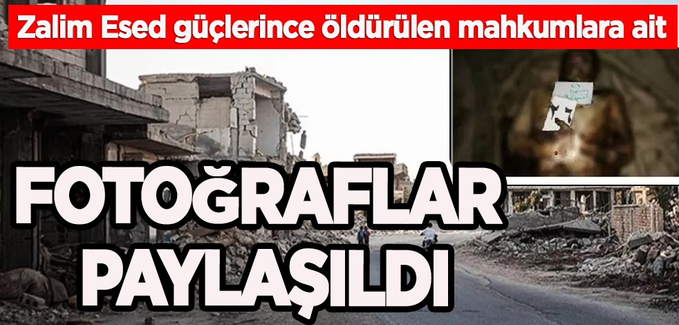 Beşşar Esed rejimi güçlerince öldürülen mahkumlara ait olduğu iddia edilen fotoğraflar paylaşıldı