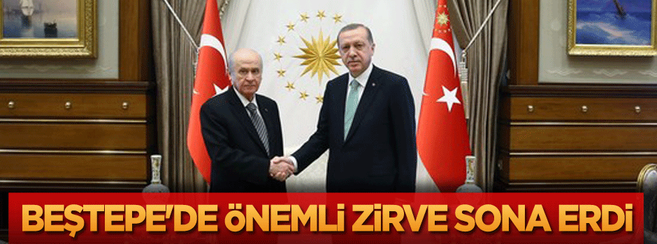 Beştepe'de önemli zirve sona erdi