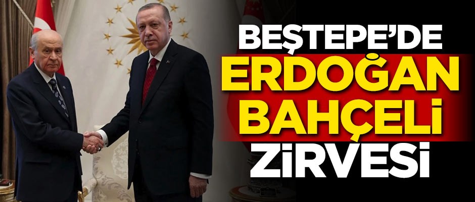 Beştepe'deki Erdoğan-Bahçeli zirvesi sona erdi