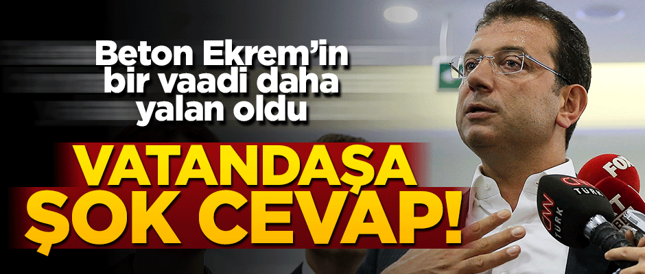 Beton Ekrem'in öğrencilere burs vaadi de yalan oldu! Vatandaşa şok cevap