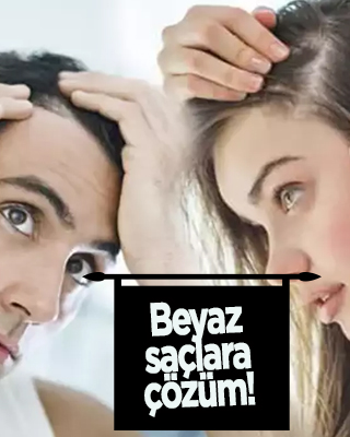 Beyaz saçlara çözüm: 5 dakikada doğal beyaz saçlardan kesin kurtulma yöntemleri! Bir de şimdi görün, boya değil