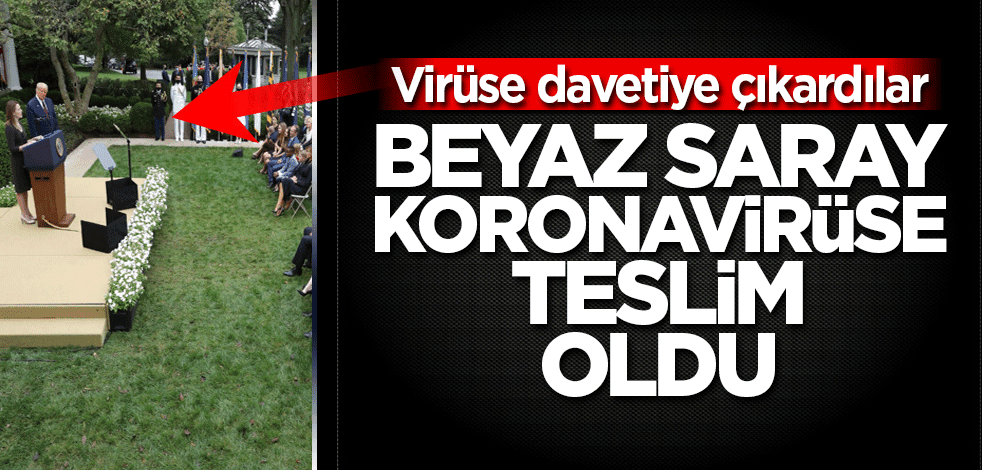 Beyaz Saray koronavirüse teslim oldu