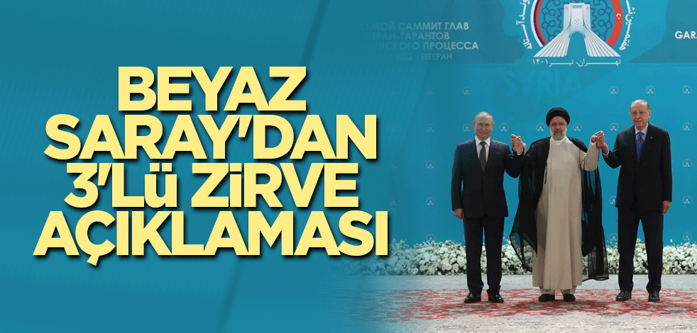 Beyaz Saray'dan 3'lü zirve açıklaması