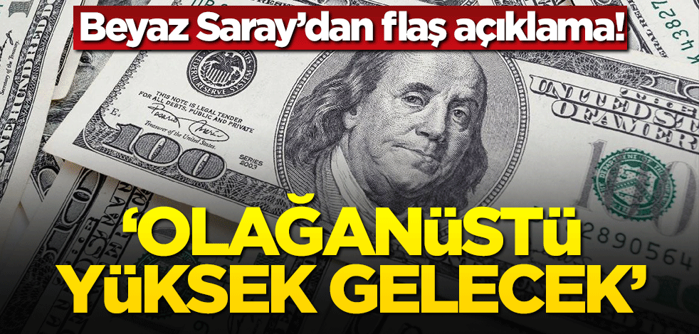 Beyaz Saray'dan flaş enflasyon açıklaması! "Olağanüstü yüksek gelecek"