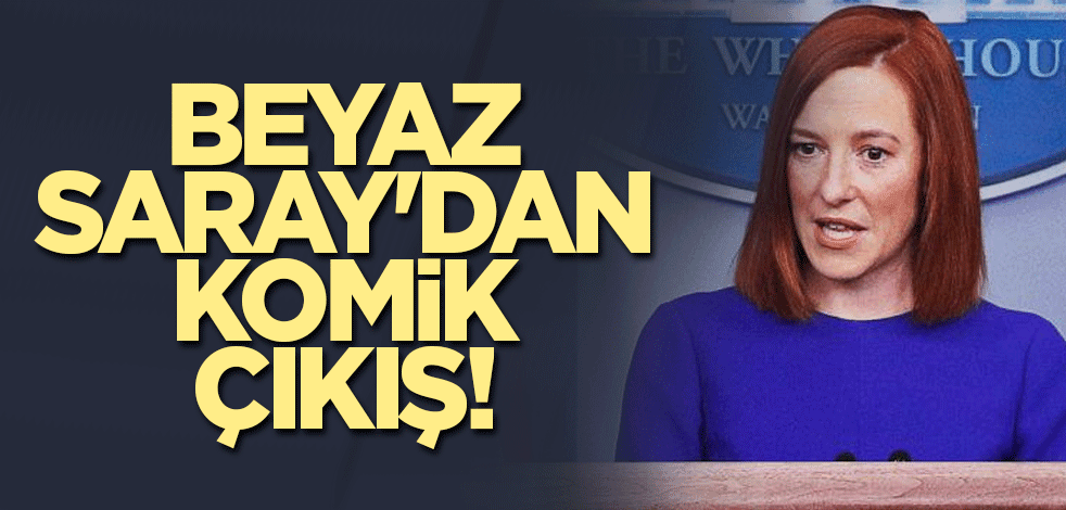 Beyaz Saray'dan komik çıkış!