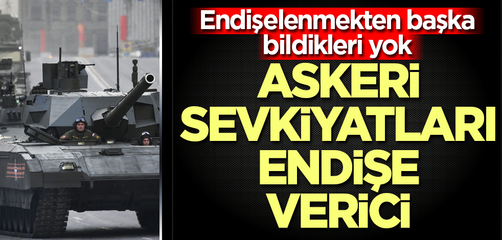 Beyaz Saray'dan Ukrayna açıklaması: Rusya'nın askeri sevkiyatları endişe verici