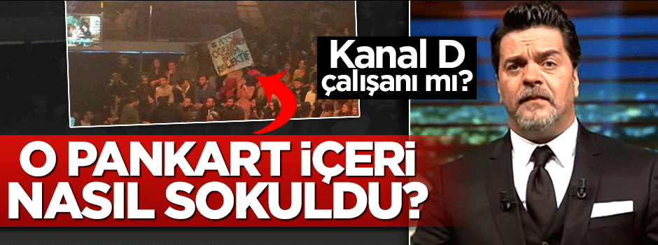 Beyaz Show'da 'pankart' muamması!