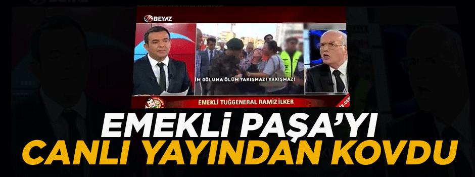 Beyaz Tv sunucusu 'Paşa'yı yayından kovdu