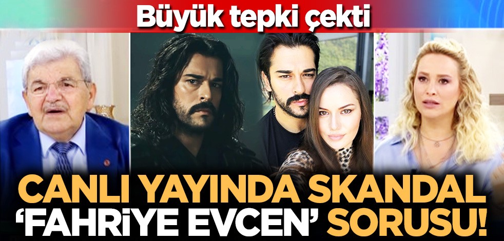 Beyaz TV’de yayınlanan programda 'Fahriye Evcen' ile ilgili sorulan tuhaf soru tepki çekti