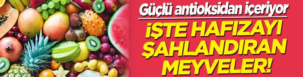 Beyin dostu gıdalar: Hafızayı şahlandıran meyveler: Güçlü antioksidan içeriyor
