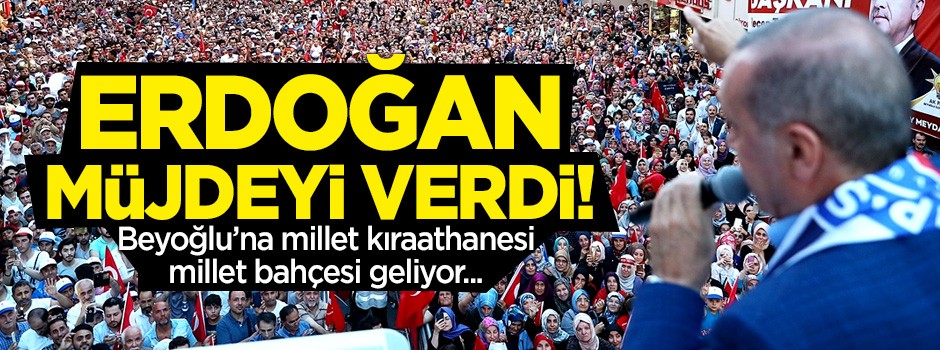 Beyoğlu'na millet kıraathanesi ve millet bahçesi geliyor