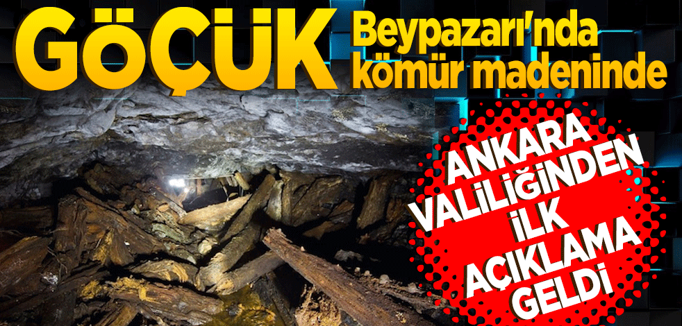 Beypazarı'nda kömür madeninde göçük