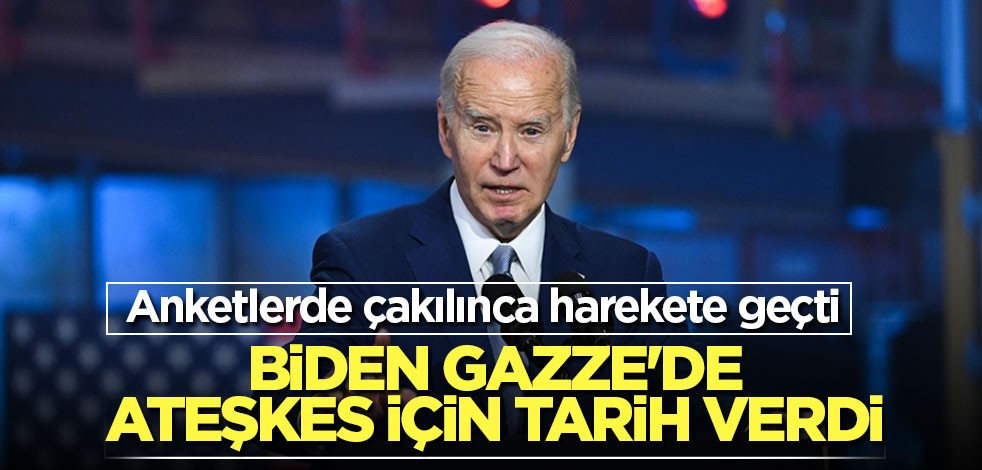 Biden Gazze'de ateşkes için tarih verdi