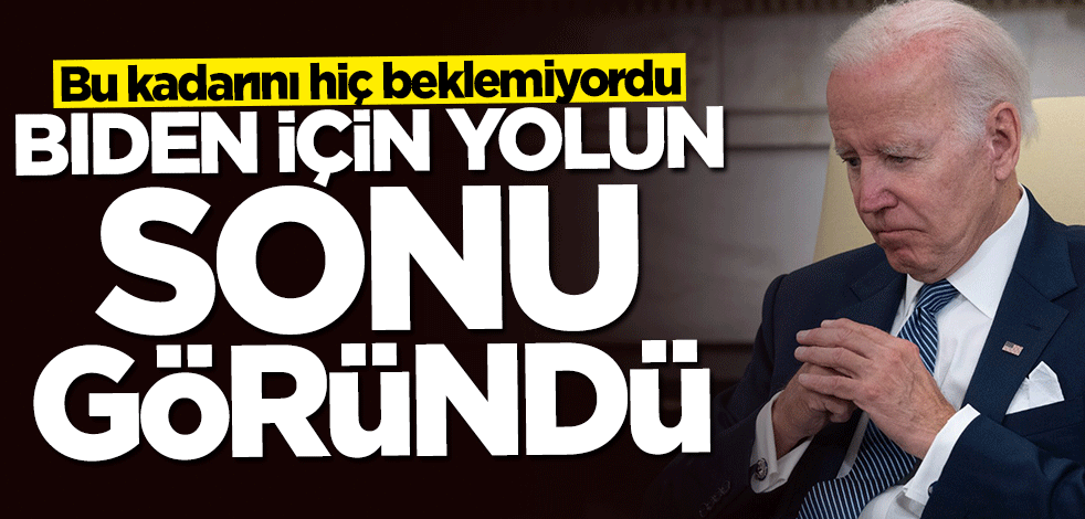 Biden için yolun sonu göründü! Yüzde 75'i istemiyor