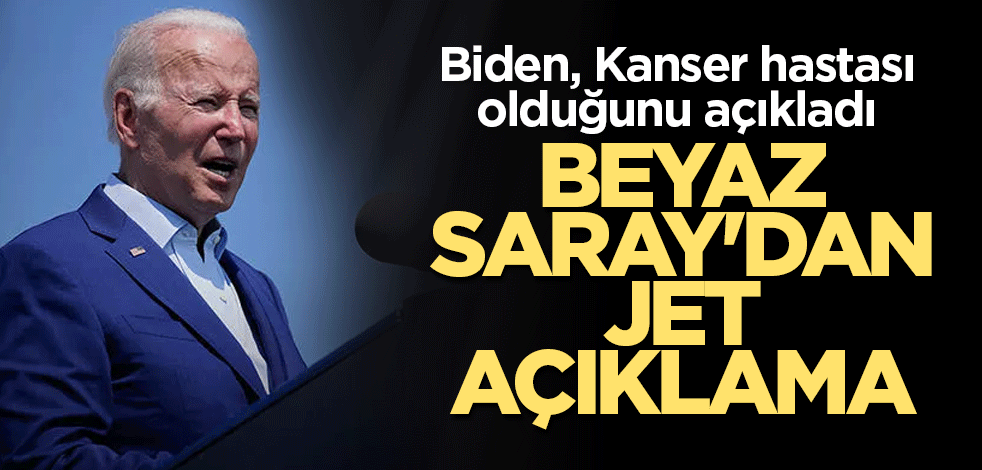 Biden: Kanser hastayım! Beyaz Saray'dan jet açıklama