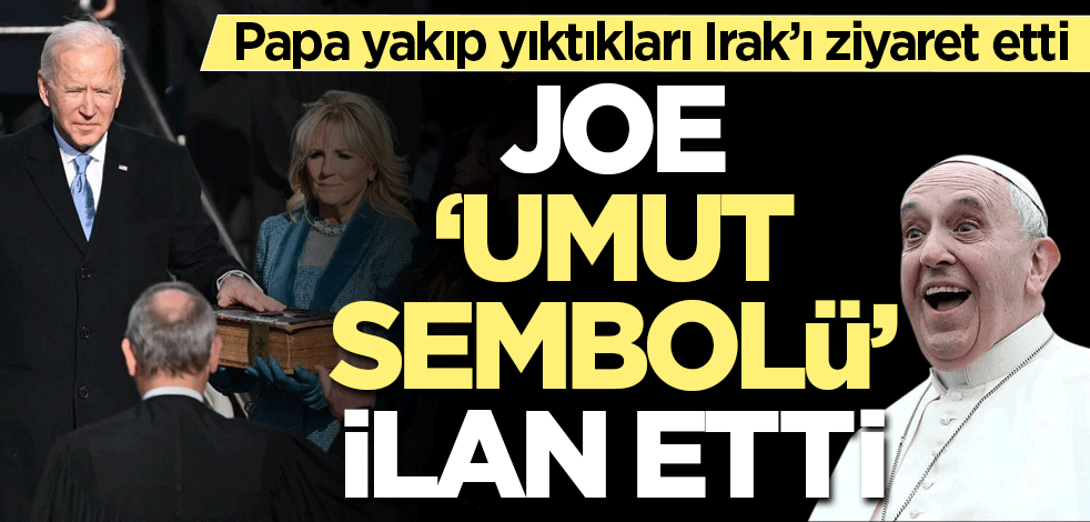 Biden Papa'nın ziyaretini öve öve bitiremedi