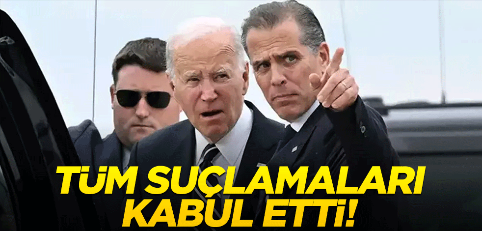 Biden tüm suçlamaları kabul etti!
