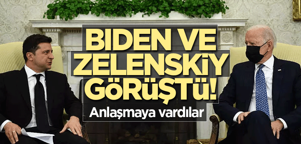 Biden ve Zelenskiy görüştü! Anlaşmaya vardılar
