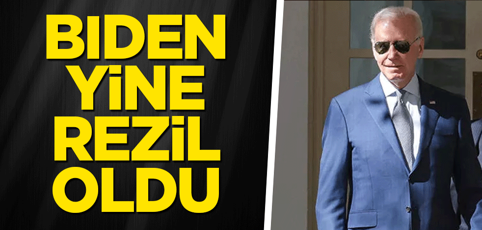 Biden yine rezil oldu