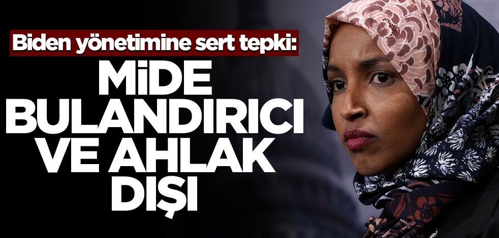 Biden yönetimine sert Filistin tepkisi: Mide bulandırıcı ve ahlak dışı