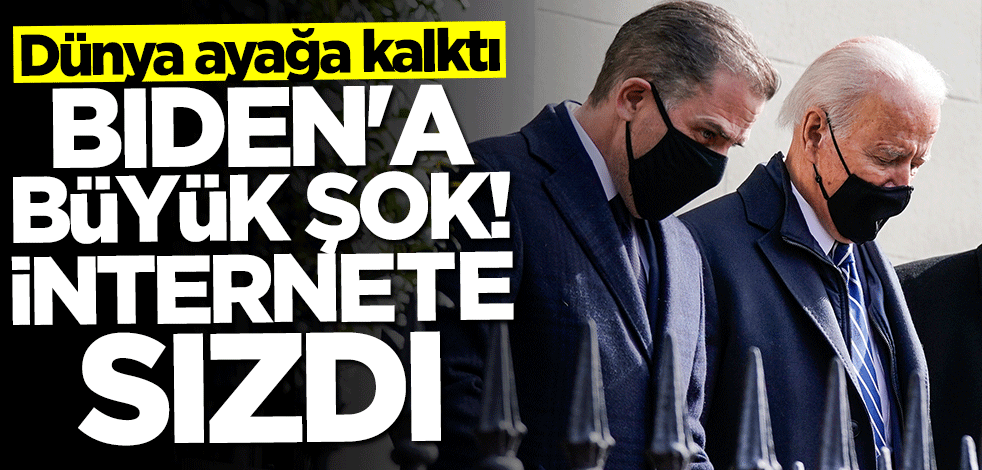 Biden'a büyük şok! İnternete sızdırıldı